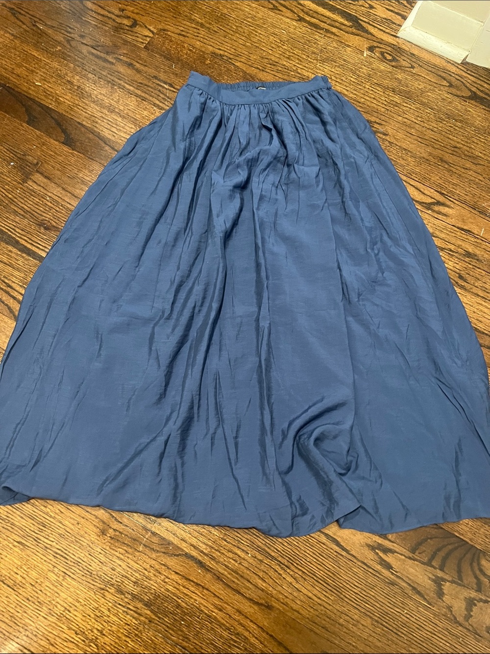 Banana Republic Factory blue maxi skirt